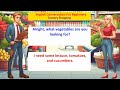 English conversation practice grocery shopping  50 common questions and answers  everyday english