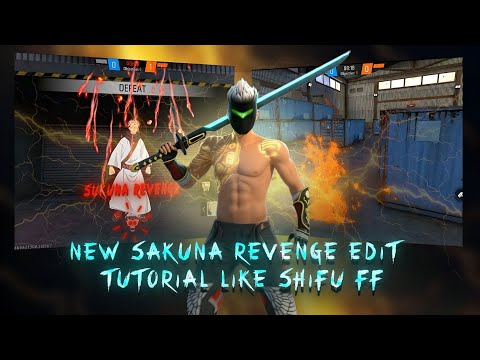 SUKUNA REVENGE 😱 VIRAL VIDEO EDITING TUTORIAL LIKE @shifu_ff  FREE FIRE EDITION TUTORIAL!! #freefire