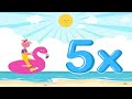 جدول الضرب 5 تعلم جدول الضرب عربي وانجليزي