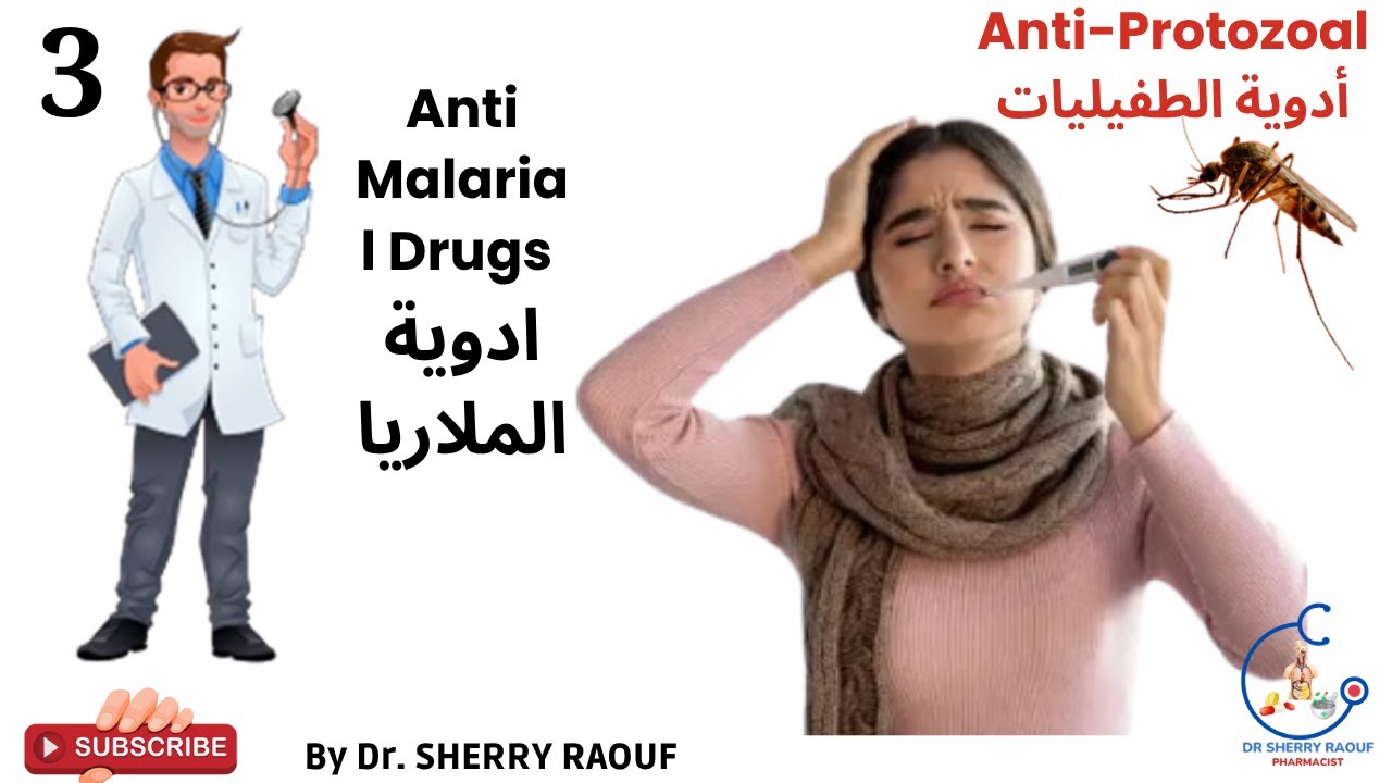 خلاصه الاقراص المضاده للطفيليات 3 |ادوية الملاريا - التدريب الصيدلى - ANTI MALARIAL DRUGS