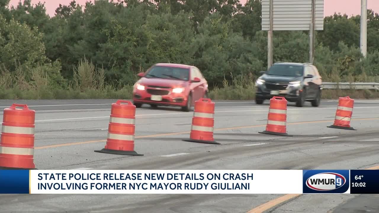 Former New York City Mayor Rudy Giuliani released from hospital following crash on I-93
