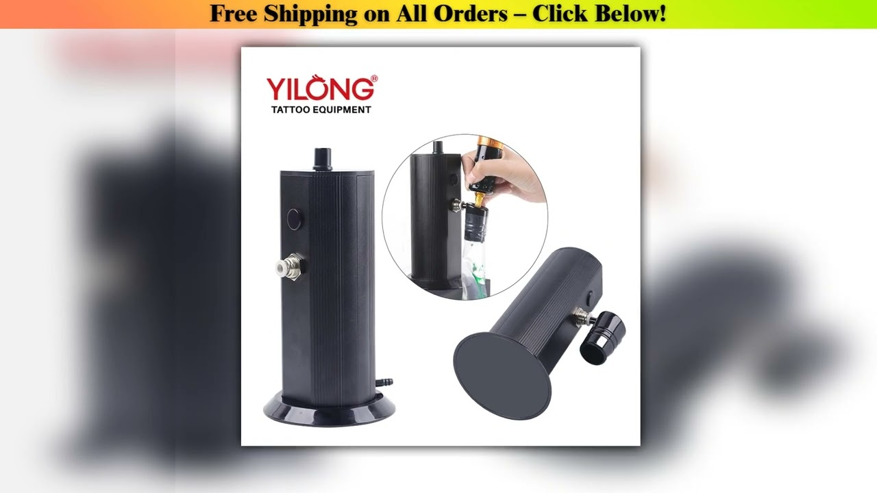 YILONG Tattoo Needle Cleaner Automatic Ink Flush with Strong Suction Automatic Induction Tattoo