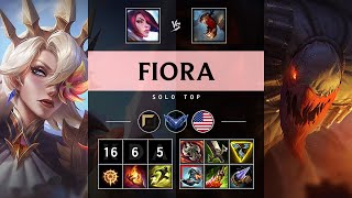 Fiora Top vs Fiddlesticks - NA Diamond Patch 25.20