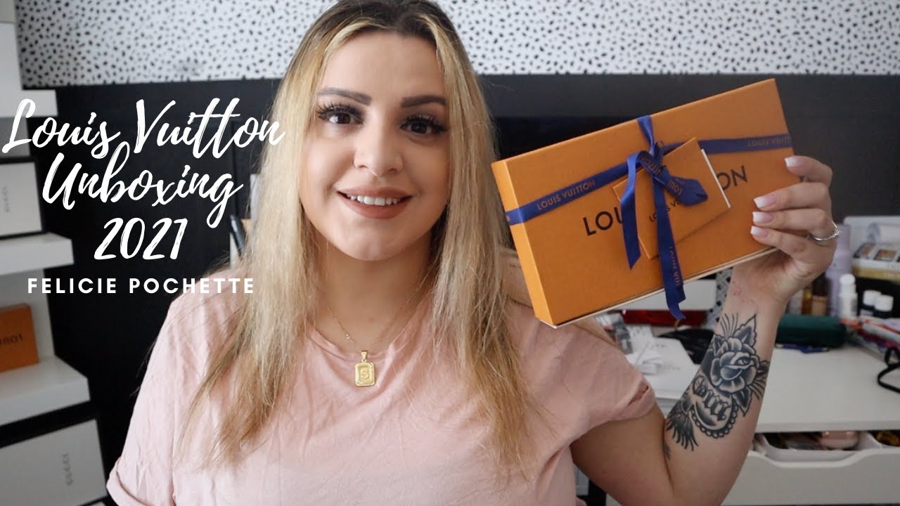 LOUIS VUITTON FELICIE POCHETTE UNBOXING 2020