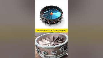 Variable Inlet Vane Control Damper  #machine #solidworks #mechanical #manufacturing #engineering