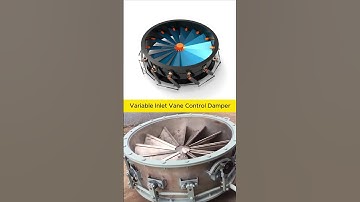 Variable Inlet Vane Control Damper  #machine #solidworks #mechanical #manufacturing #engineering