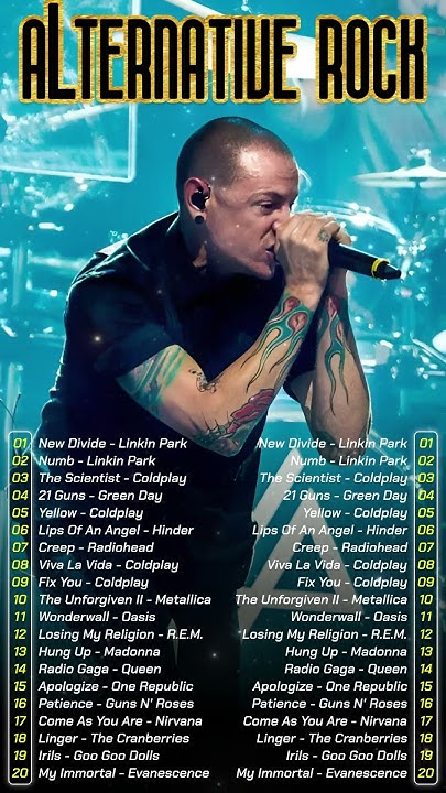 Alternative Rock Songs 2000 s Linkin Park Coldplay Evanescence alternative-rock-songs-2000-s-linkin-park-coldplay-evanescence