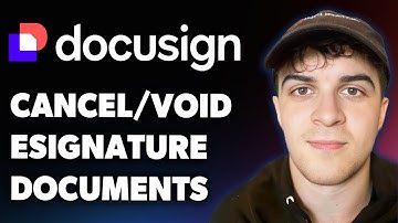 How to Cancel or Void an Esignature Documents in Docusign (easiest Way) (Full 2025 Guide)