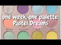 ONE WEEK, ONE PALETTE | Give Me Glow Pastel Dreams | emilysmakeupbag