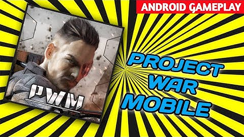 PROJECT WAR MOBILE | ANDROID GAMEPLAY | GAMERBOYANIRAV | ANIRAV IS BACK