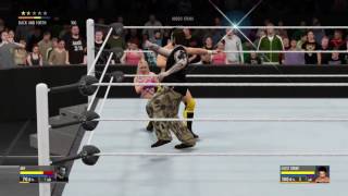 How to pick up opponent from mat wwe 2k16 screenshot 3