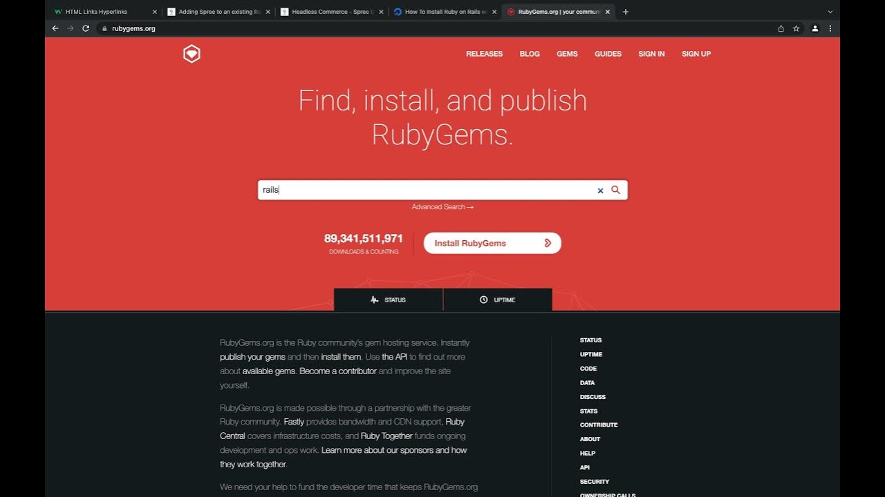 How to Install Rails 7, using ruby 3.0.3 YouTube