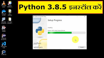 How to install Python 3.8.5 on Windows 10 in Hindi