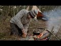 3 DAYS BUSHCRAFT TRIP + WILDLIFE PHOTOGRAPHY | canvas tent, making fire, meat on stick,  basecamp