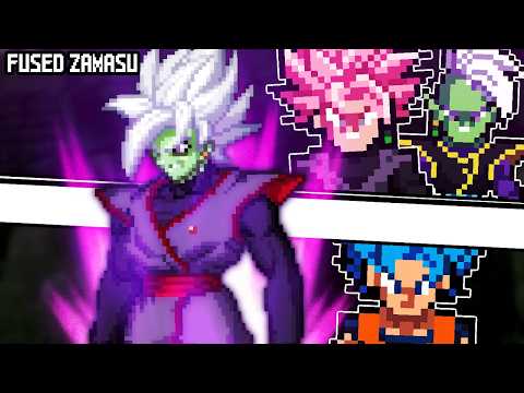 Goku Black And Zamasu Fusion - DB SUPER Sprite Animation by Monksuke
