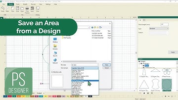 Save an Area from a Design with Pro-Stitcher Designer