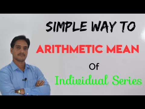 Arithmetic Mean Of
