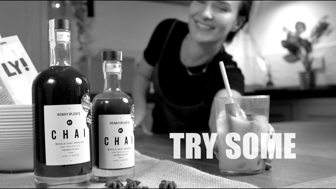Iced Chai - A delicious chilled recipe featuring Henny & Joe's Chai Infusion and Oatly milk