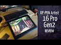 Xppen artist pro 16 gen 2  review on gnulinux