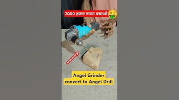 Angel Grinder Converts Angel Drill