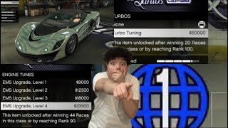 THE FASTEST WAY TO UNLOCK CHROME + ALL CAR UPGRADES AT LEVEL 1 ON GTA 5 ONLINE!