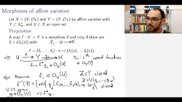 5.3 Morphisms of affine varieties (Commutative Algebra and Algebraic Geometry)