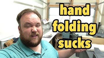 Printing, cutting, and creasing tri-folds - vlog 257 - Print Shop Updates