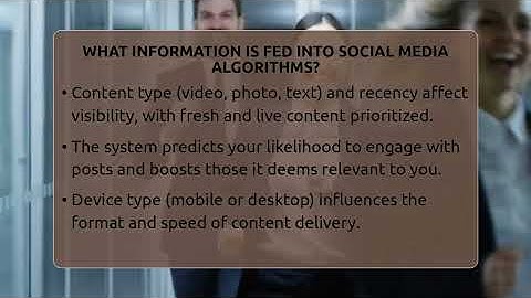 What Information Is Fed Into Social Media Algorithms? - Everyday-Networking