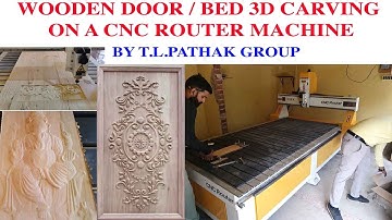 Wooden Door / Bed Designing & 3D Carving CNC Router Bunisess Ideas