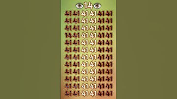 #puzzle #ढूंढो 🙏14 👥 #shortvideo #iq find the odd number💔 #maths #quiz #short #youtubeshorts 🥳🥳💟