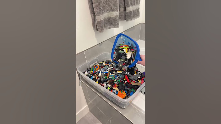 Washing a Bathtub Full of LEGOs - Oddly Satisfying! ✨