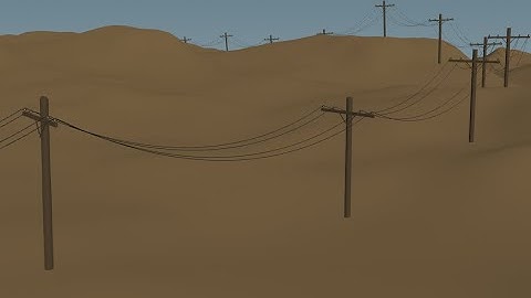 Solaris Procedural Poweline/Pole system - Houdini