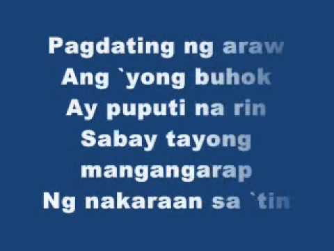 Kahit Maputi Na Ang Buhok kowith Lyrics