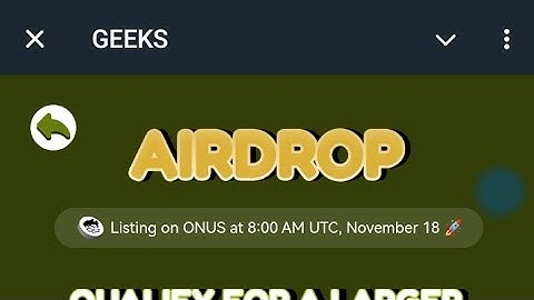 #GEEKS AIRDROP WALLET CONNECTION - #ONUS WALLET & #TON WALLET CONNECTION GUIDES..