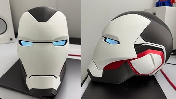Iron man MK85 time jump 3D printed helmet, NO PAINT!