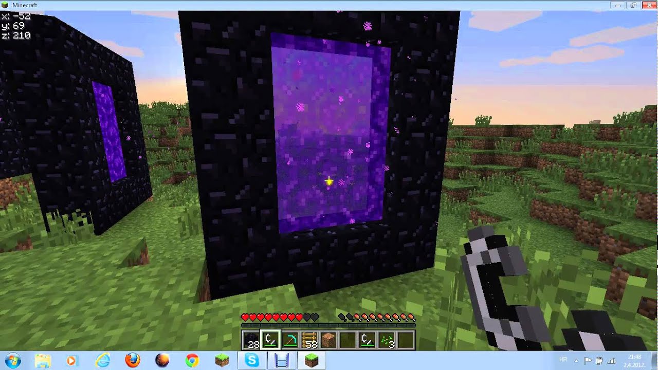 minecraft tutorials how to make portal by antoniotariba.avi YouTube