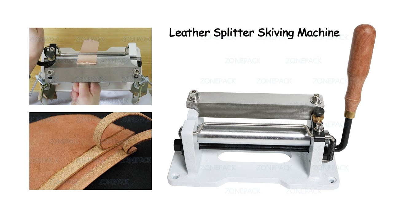 Luxury leather skiver machine