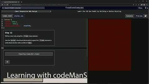 learn2code | freeCodeCamp (New) Responsive Web Design -  Building a Rothko Painting: Step 12