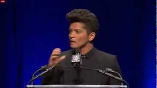 Bruno Mars Press Conference For The Super Bowl