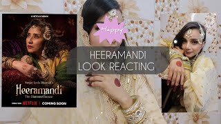 HEERAMANDI** LOOK RECREATE BY ME ❤️ #heeramandi #look #recreation