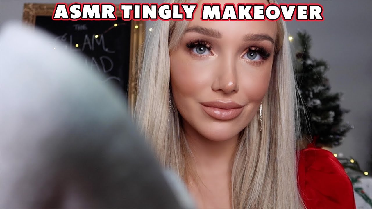 ASMR Ultimate Party Makeover (Facial, Hair, Makeup, Outfit) // GwenGwiz