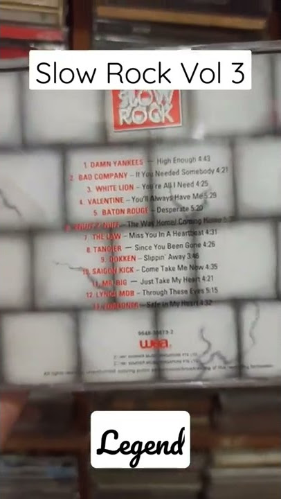 CD Slow Rock Vol 3...