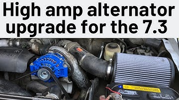My 7.3 gets a new high output alternator! + big news and more upgrades to come!