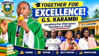 Headteacher Welcomed more than 70 Teachers  at G.S. KARAMBI