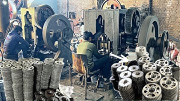Manufacturing of Bike sprocket With Steel Sheet | Amazing Process