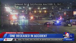 Fatal auto-pedestrian accident closes Redwood Road in Salt Lake City