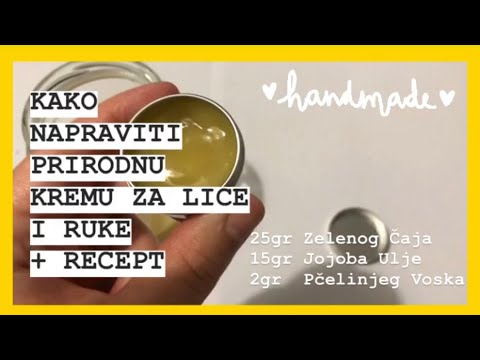 Kako napraviti prirodnu kremu za lice i ruke + recept