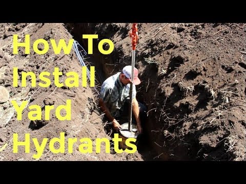 The Correct Way To Install A Yard Hydrant!