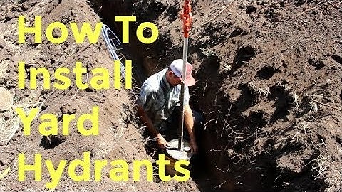 #255 - The Correct Way To Install A Yard Hydrant!