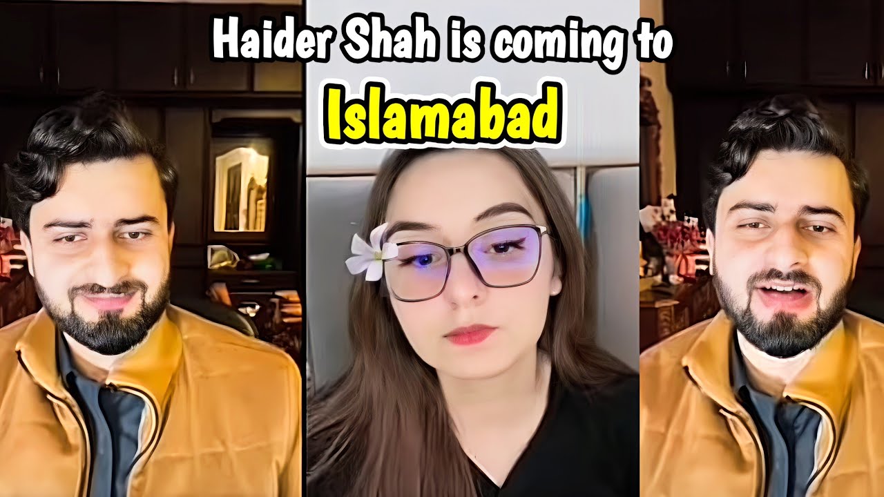 Haider Shah is coming to Islamabad 🥰 | Live with Haider & Kainat 